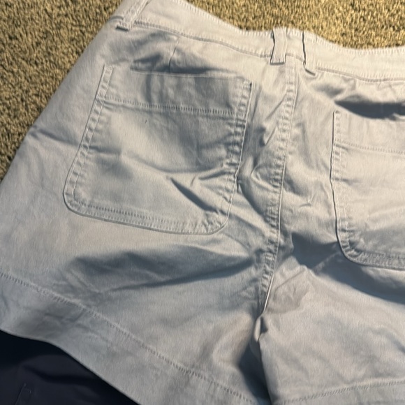 A New Day! 2 pair of shorts. Size 14 stretch. Blue/gray and dark navy blue! - Picture 7 of 10